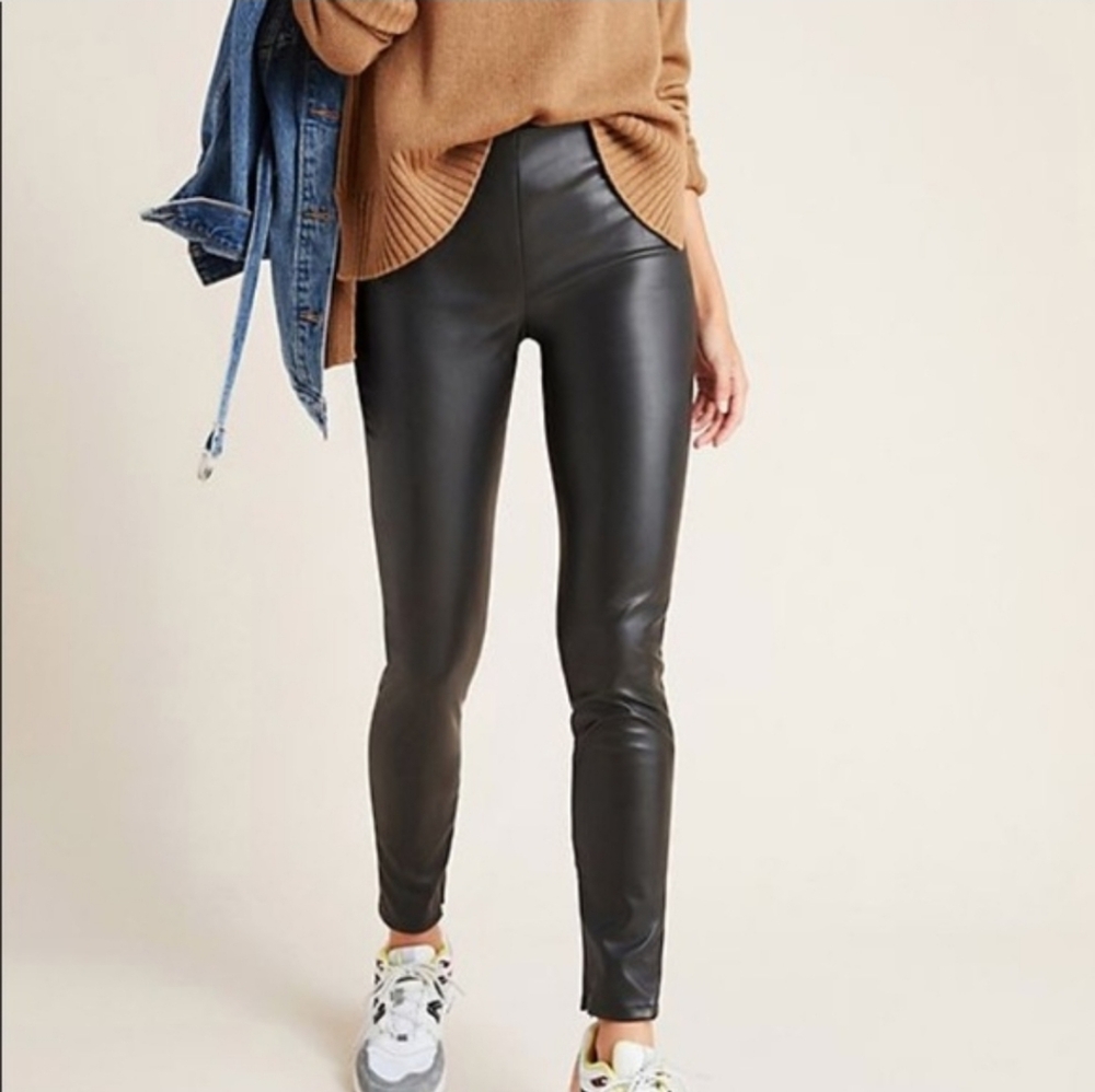 NEW VELVET by GRAHAM & SPENCER Berdine Faux Leather Leggings - Picture 5 of 12